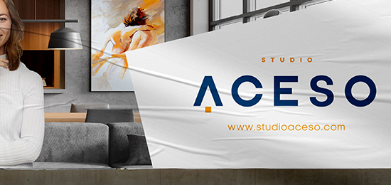 照明行業(yè)Aceso公司logo設(shè)計