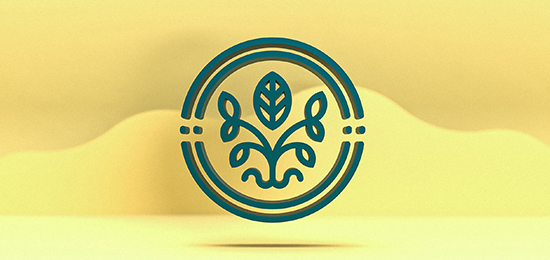 食療中心標志設計