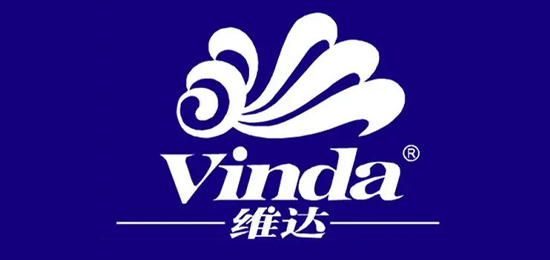 藍色經典，柔美舒適，高雅潔凈的生活衛(wèi)生用品品牌-Vinda維達-LOGO設計內涵與品牌設計欣賞